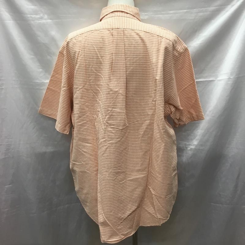 ラルフローレン RALPHLAUREN シャツ、ブラウス 半袖 半袖シャツ カラーシャツ 半袖カットソー チェックシャツ XXL チェック 橙 / オレンジ /  メンズ USED 古着 中古 10119728