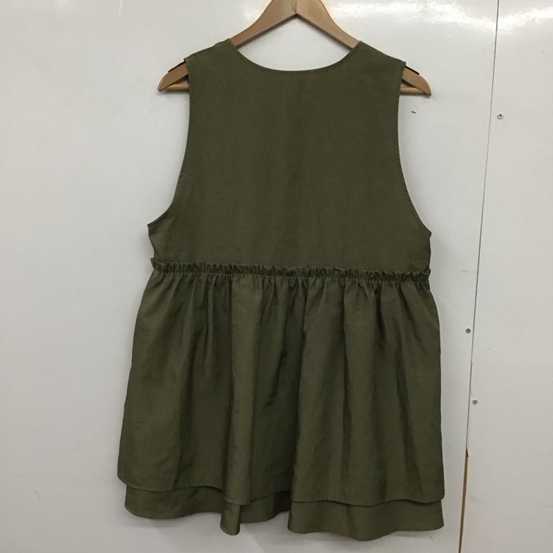 レプシィム LEPSIM ベスト ベスト FREE 無地 カーキ / カーキ /  レディース USED 古着 中古 10150999