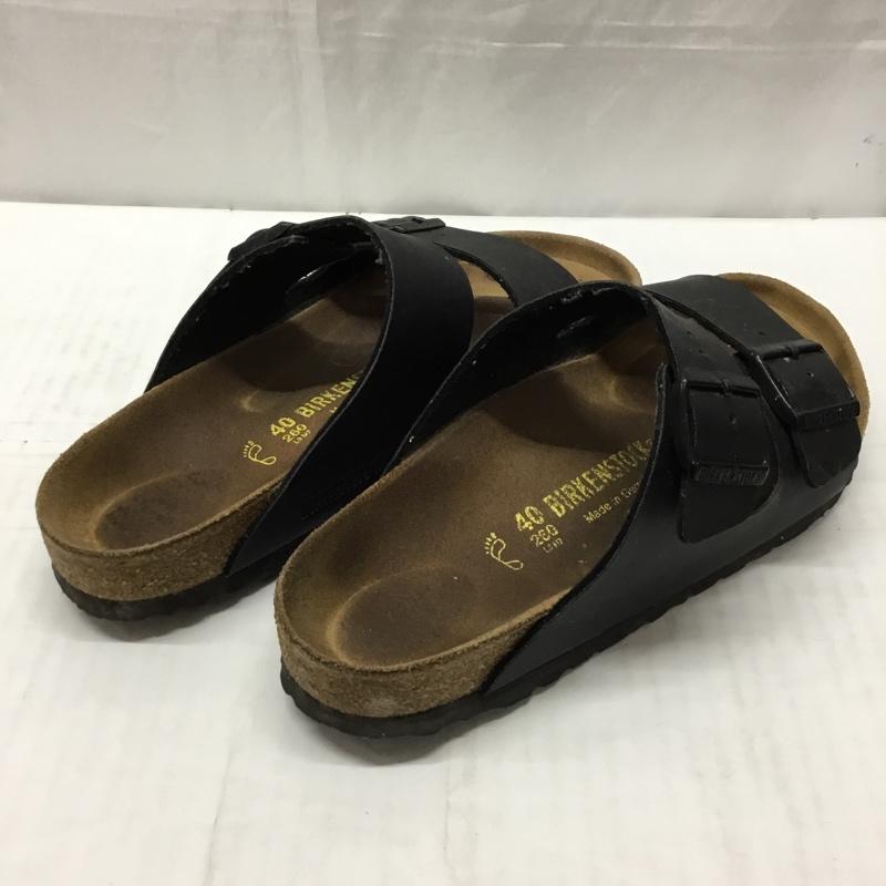 ビルケンシュトック BIRKENSTOCK サンダル サンダル アリゾナ 26cm 26.0cm ロゴ、文字 黒 / ブラック /  メンズ USED 古着 中古 10106471