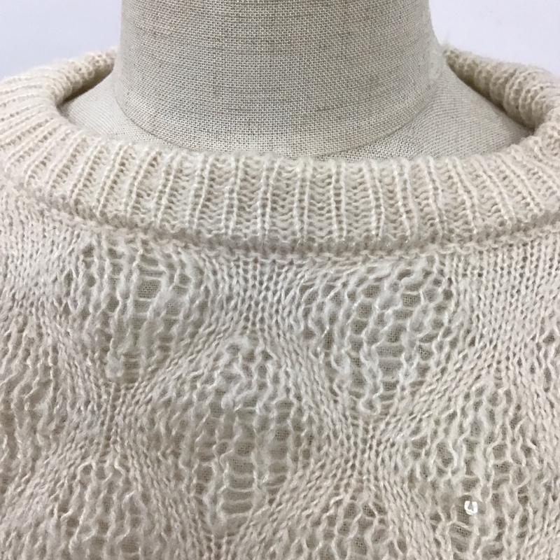 フリークスストア FREAK S STORE ニット、セーター 長袖 FREE 無地 白 / ホワイト /  レディース USED 古着 中古 10121546