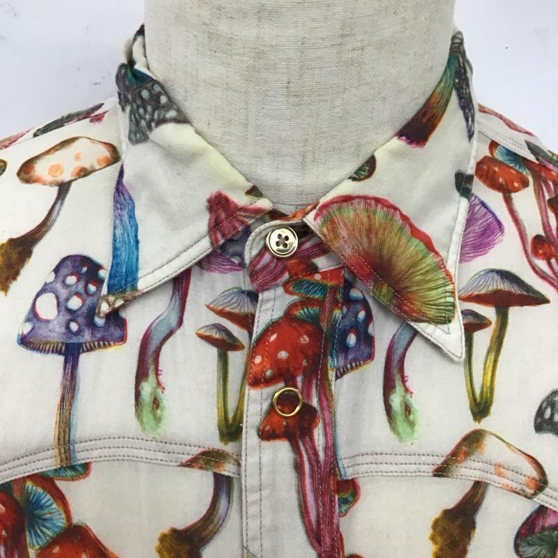 ポールスミス Paul Smith シャツ、ブラウス 長袖 長袖シャツ カラーシャツ ポケットシャツ 長袖カットソー プリントシャツ M プリント マルチカラー / マルチカラー /  メンズ USED 古着 中古 10118244