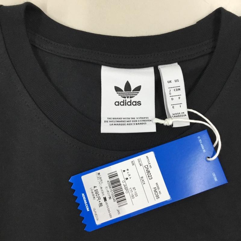 アディダスオリジナルス adidas originals Tシャツ 半袖 dn8023 3DLogoShortSleeve 半袖カットソー ロゴ、文字 黒 / ブラック /  メンズ USED 古着 中古 10121061