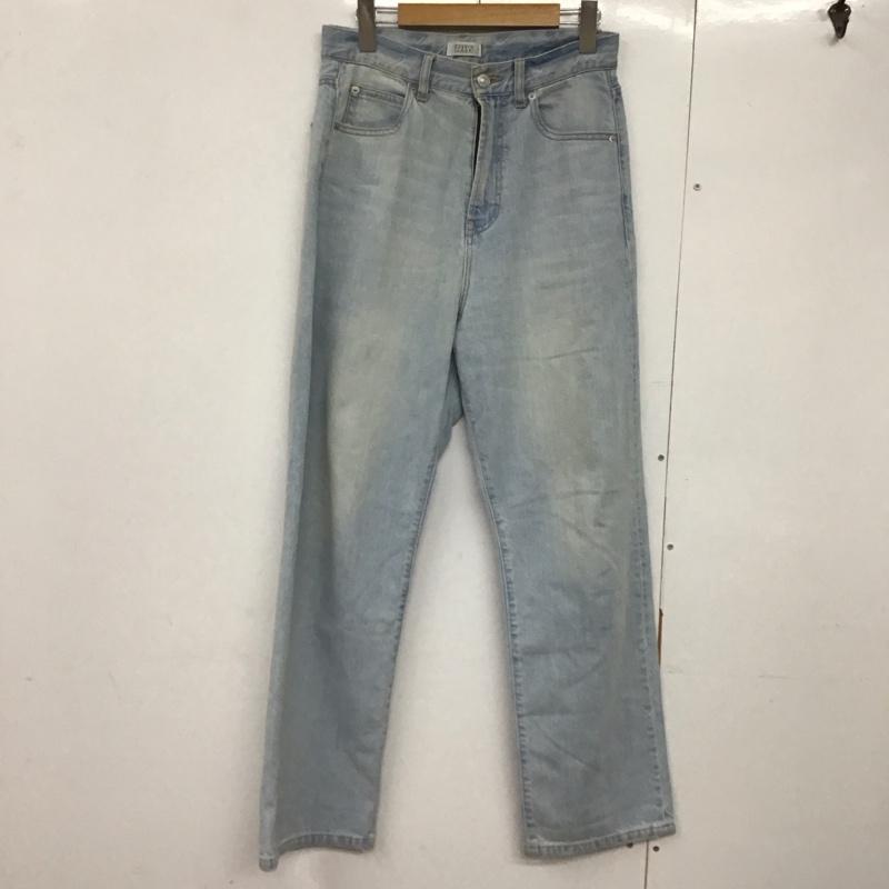 ローリーズファーム LOWRYS FARM パンツ デニム、ジーンズ L 無地 水色 / ライトブルー /  レディース USED 古着 中古 10144032