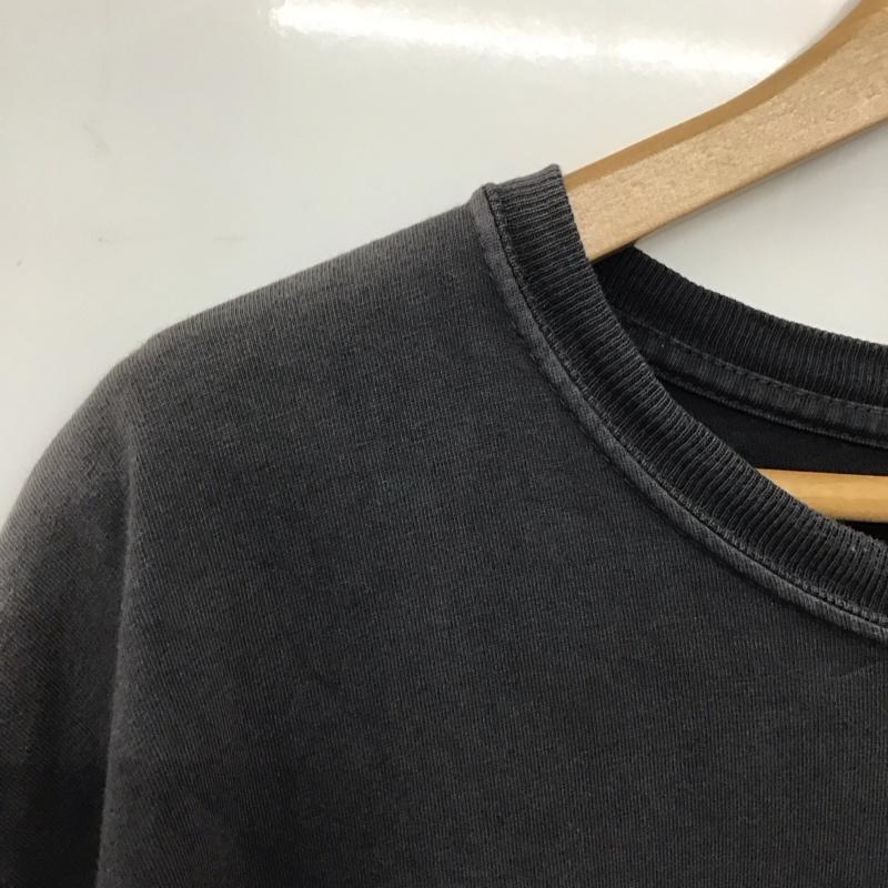 ステューシー STUSSY Tシャツ 半袖 L ロゴ、文字 X プリント チャコールグレー / チャコールグレー /  メンズ USED 古着 中古 10133105