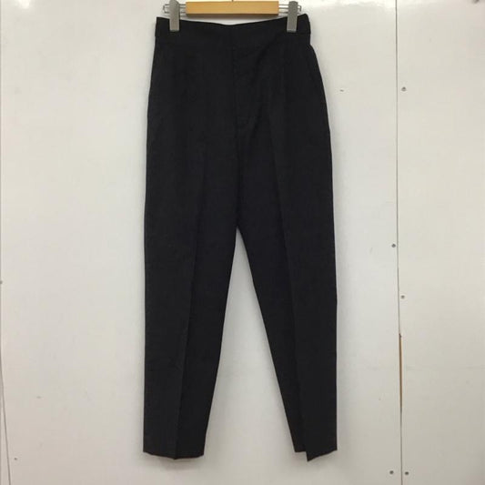 ユナイテッドアローズグリーンレーベルリラクシング UNITED ARROWS green label relaxing パンツ スラックス 3514-138-1834 サイドタブバレルテーパードパンツ ワイドパンツ スラックス 38 無地 黒 / ブラック /  レディース USED 古着 中古 10136741