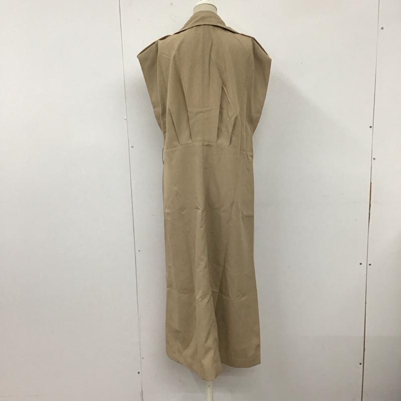 ジーナシス JEANASIS ベスト ベスト JS071451CF ジレベスト FREE 無地 ベージュ / ベージュ /  レディース USED 古着 中古 10111435
