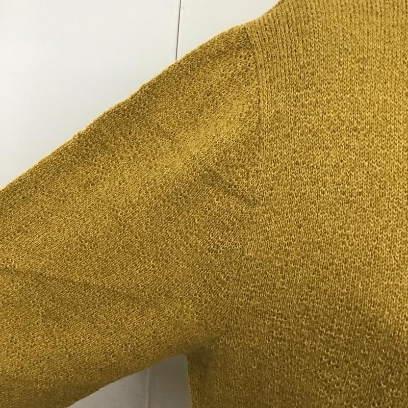 チチカカ チチカカ カーディガン 長袖 M 無地 マスタード / マスタード /  レディース USED 古着 中古 10121382
