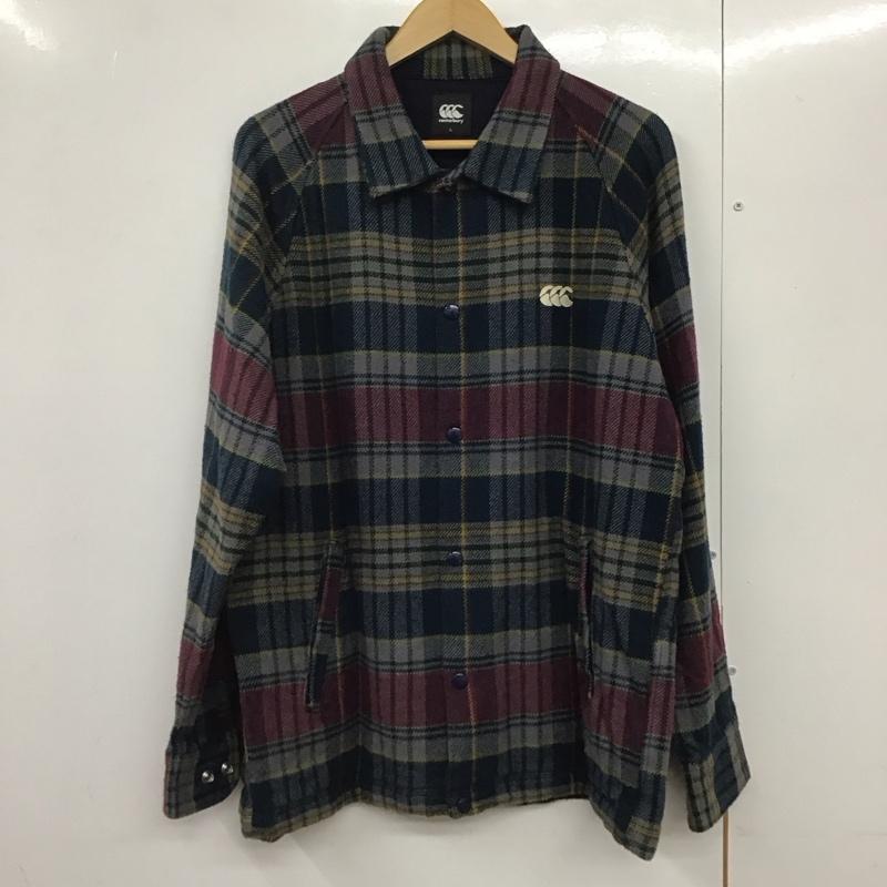 カンタベリー CANTERBURY ジャケット、上着 ジャケット、ブレザー L チェック マルチカラー / マルチカラー /  メンズ USED 古着 中古 10141136