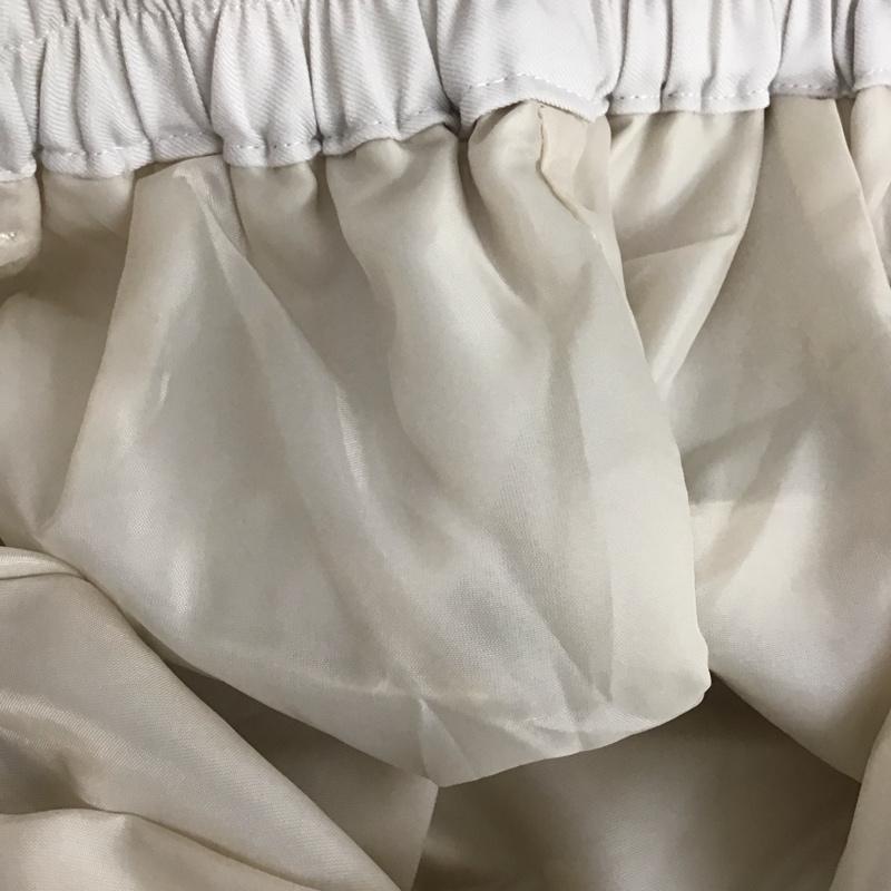 ページボーイ PAGEBOY パンツ スラックス S 無地 オフホワイト / オフホワイト /  レディース USED 古着 中古 10129869