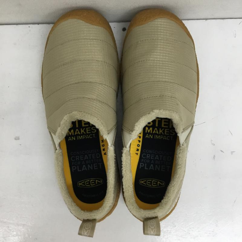 キーン KEEN スリッポン スリッポン HOWSER II SAFARI 23.5cm ロゴ、文字 ベージュ / ベージュ /  レディース USED 古着 中古 10144214
