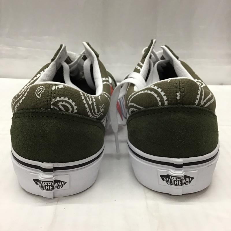 バンズ VANS スニーカー スニーカー 751505 OLD SKOOL 27cm 27.0cm 総柄 カーキ / カーキ /  メンズ USED 古着 中古 10115663