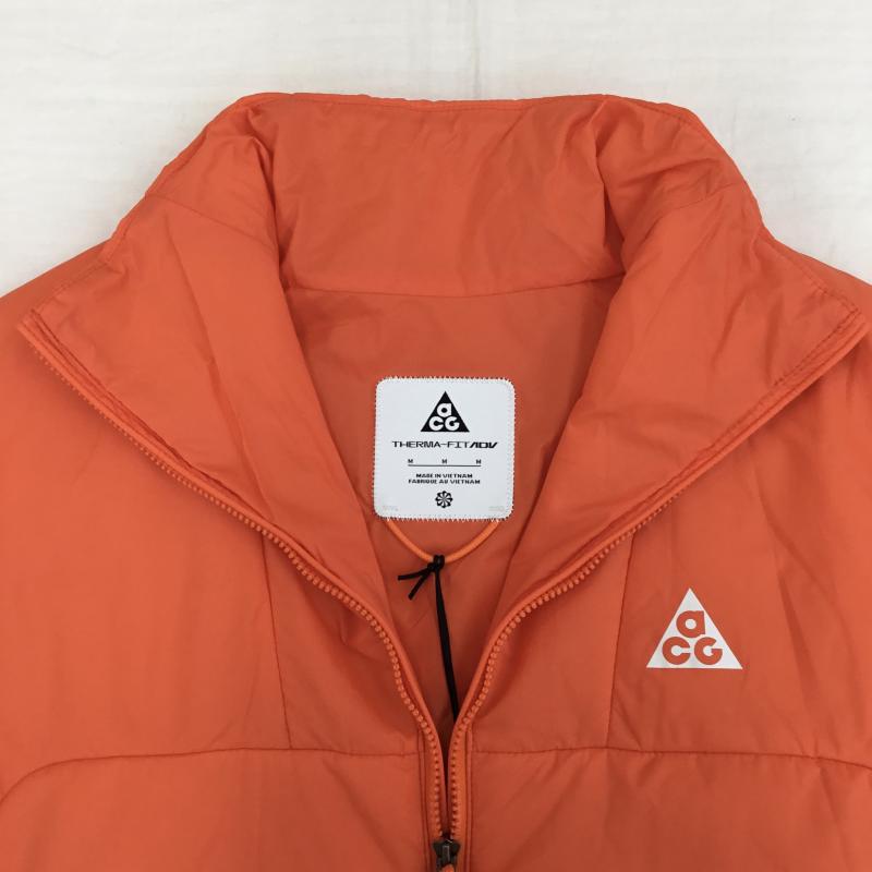 ナイキ エィシージー NIKE ACG ジャケット、上着 ダウンベスト DQ5778-891　ナイロンベスト M ロゴ、文字 橙 / オレンジ /  メンズ USED 古着 中古 10138697