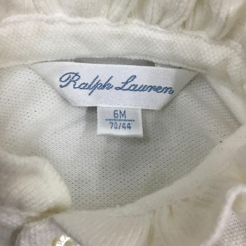 ラルフローレン RALPHLAUREN ワンピース ミニスカート 6M 無地 白 / ホワイト /  ガールズ USED 古着 中古 10110561