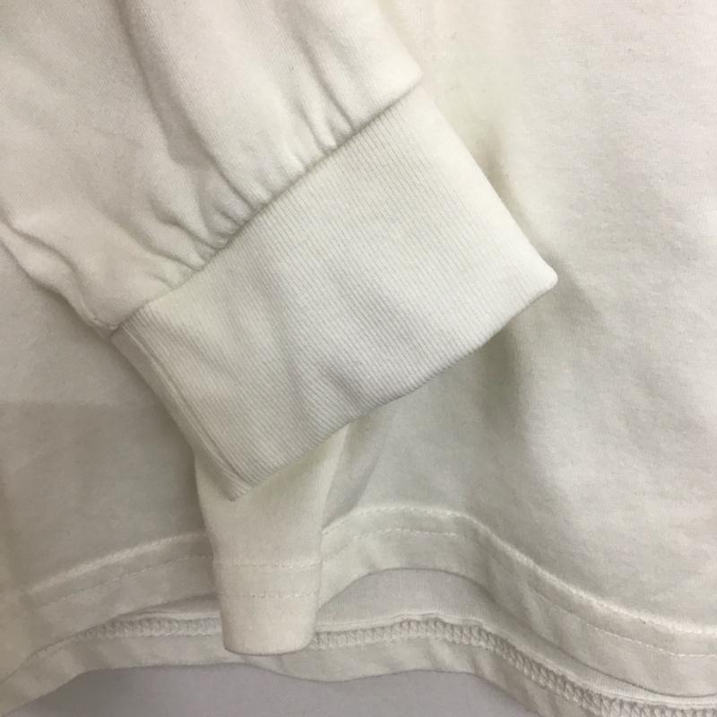 ポロラルフローレン POLO RALPH LAUREN カットソー 長袖 長袖カットソー プリントカットソー クルーネック L プリント 白 / ホワイト /  レディース USED 古着 中古 10136115