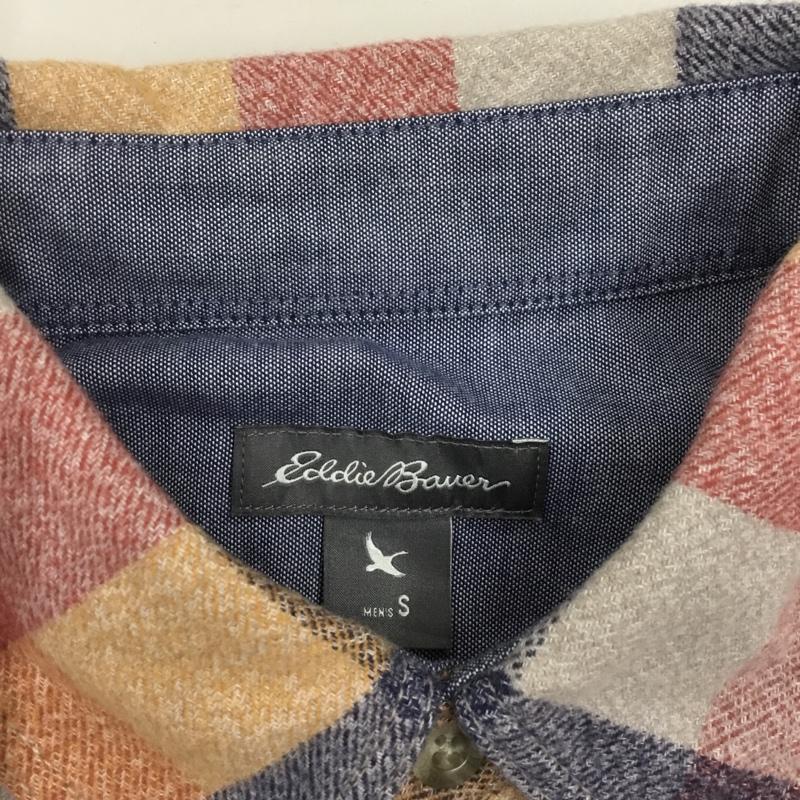 エディーバウアー Eddie Bauer シャツ、ブラウス 長袖 長袖シャツ カラーシャツ ポケットシャツ 長袖カットソー チェックシャツ S チェック マルチカラー / マルチカラー /  メンズ USED 古着 中古 10114806