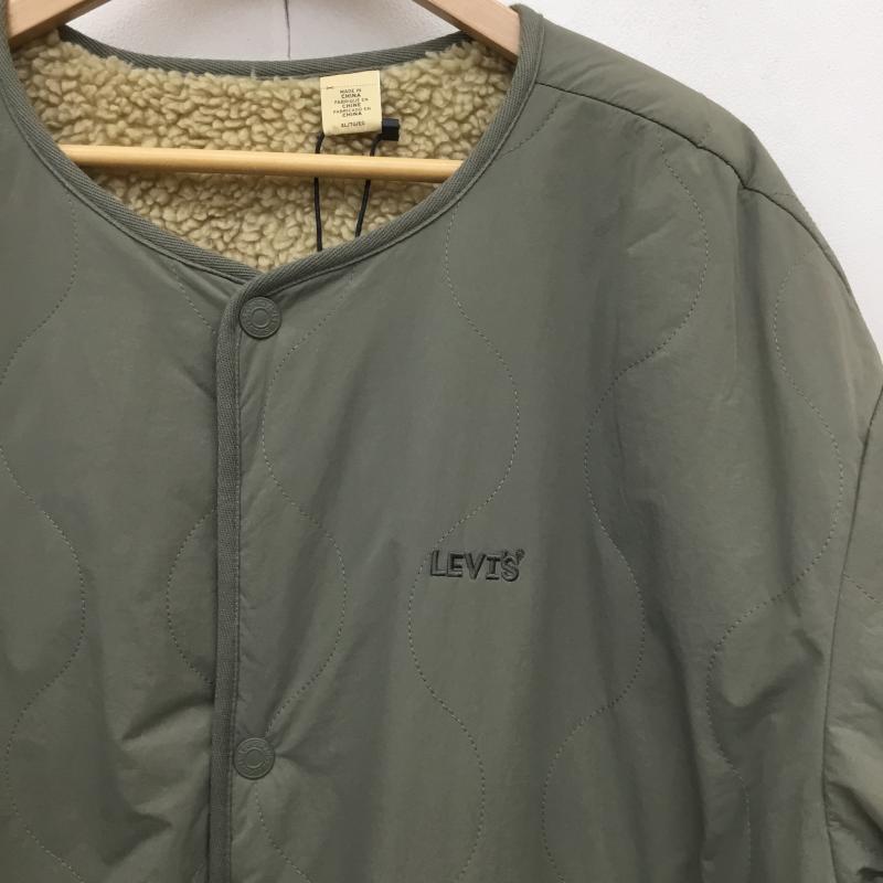 リーバイス Levi s ジャケット、上着 ジャンパー、ブルゾン A7233-0000 リバーシブルライナージャケット XL 無地 カーキ / カーキ /  メンズ USED 古着 中古 10117340