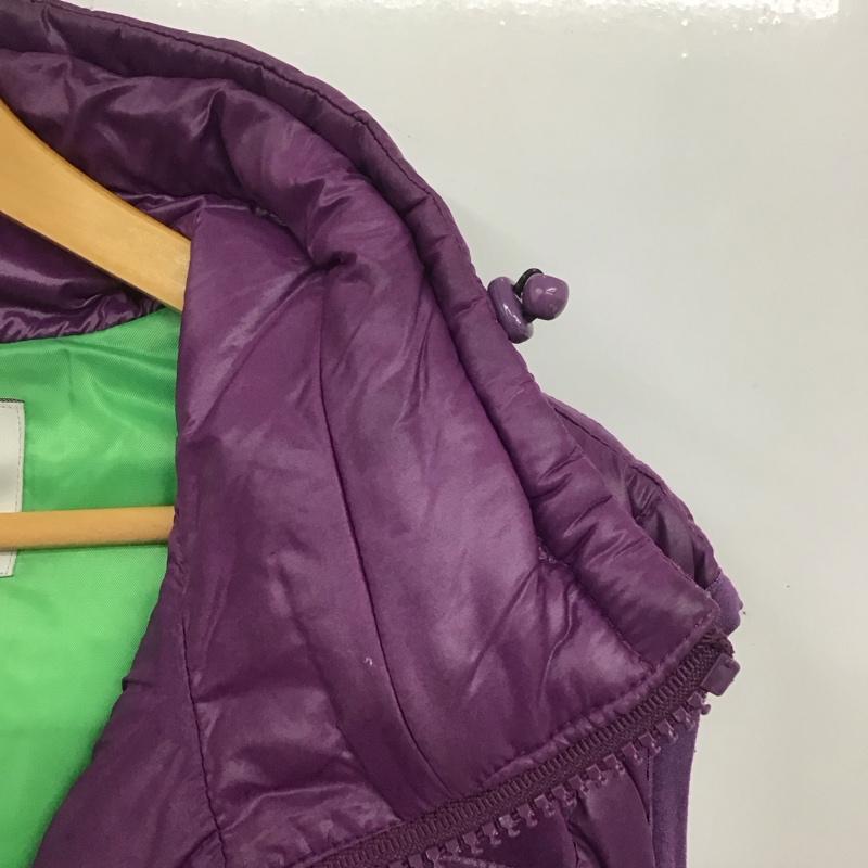 ディーゼル DIESEL ベスト ベスト ジップアップベスト ダウンベスト ノースリーブ XL ロゴ、文字 紫 / パープル /  メンズ USED 古着 中古 10139879