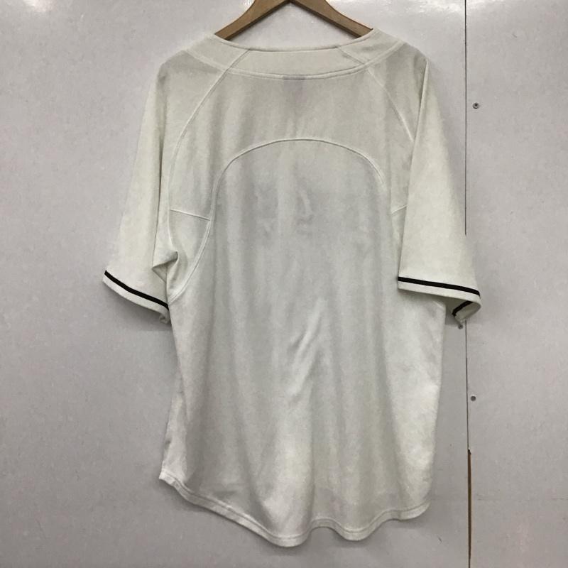 ナイキ NIKE シャツ、ブラウス 半袖 半袖シャツ プリントシャツ スポーツウェア M ロゴ、文字 白 / ホワイト /  メンズ USED 古着 中古 10141940