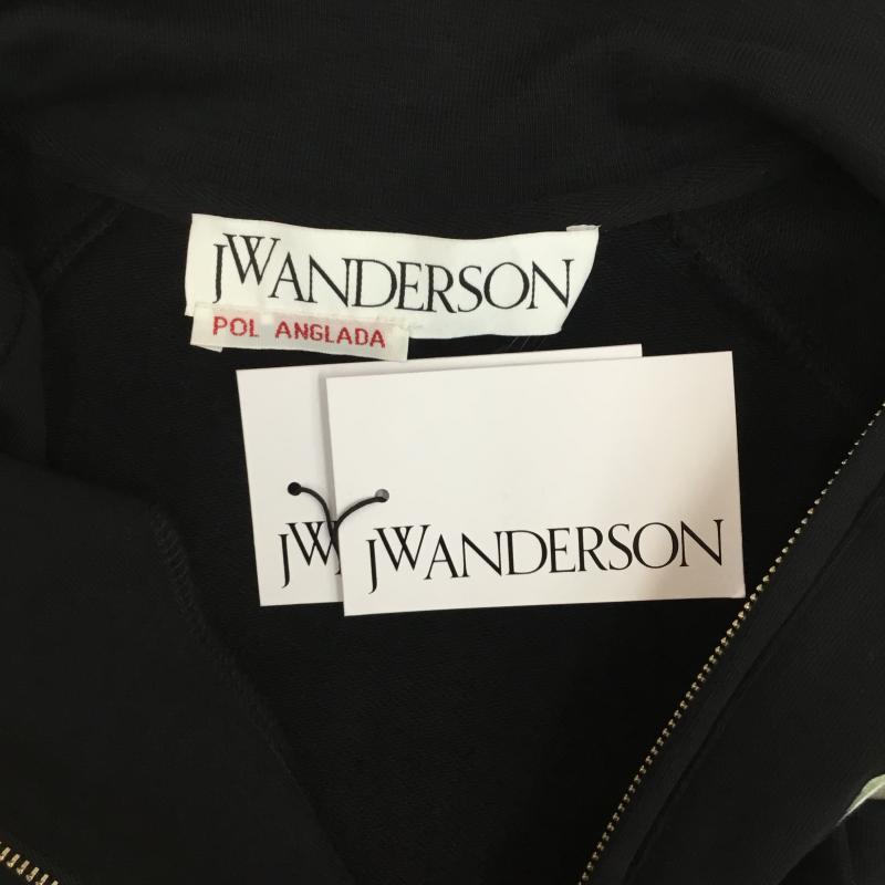 ジェイダブリュアンダーソン JWANDERSON トレーナー 長袖 POL HALF ZIP TRACK TOP　ポル ハーフジップ トラックトップ ブラック　35414045189 XL キャラクター X ロゴ、文字 黒 / ブラック /  メンズ USED 古着 中古 10124449