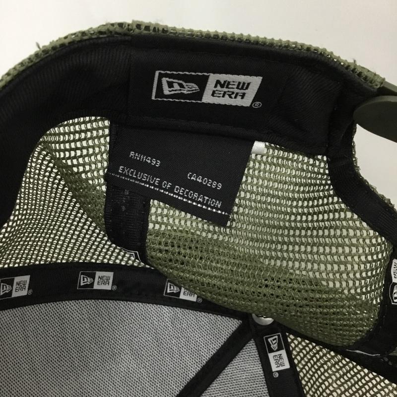 ニューエラ NEW ERA 帽子 キャップ 940AFTR CIRCLE OOTTF メッシュ ロゴ、文字 カーキ / カーキ /  メンズ USED 古着 中古 10130212