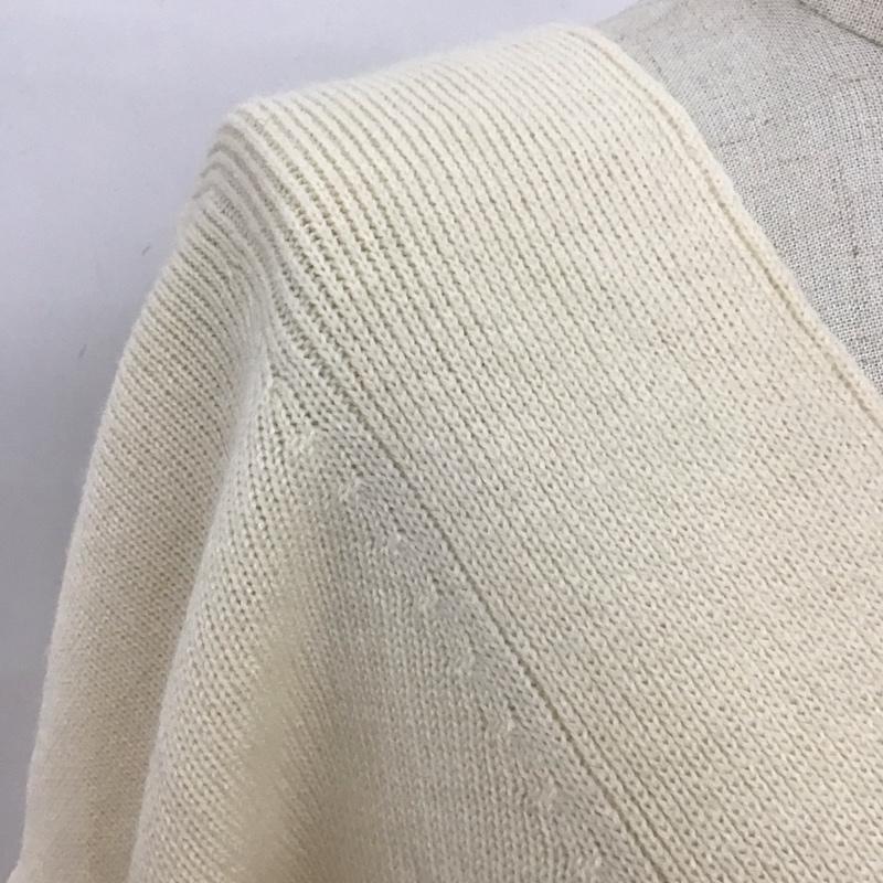 ニコアンド niko and... ニット、セーター 長袖 ST76DE01SB Vネック 4 無地 オフホワイト / オフホワイト /  レディース USED 古着 中古 10108316