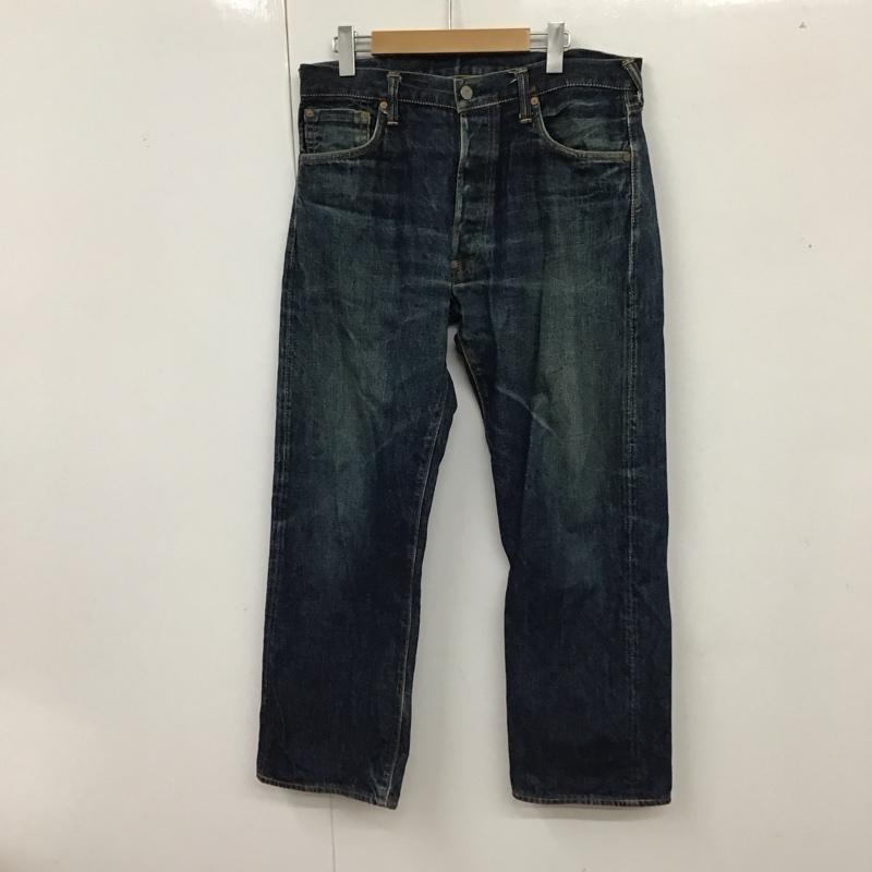 エヴィス EVISU パンツ デニム、ジーンズ 34インチ 無地 インディゴ / インディゴ /  メンズ USED 古着 中古 10117161