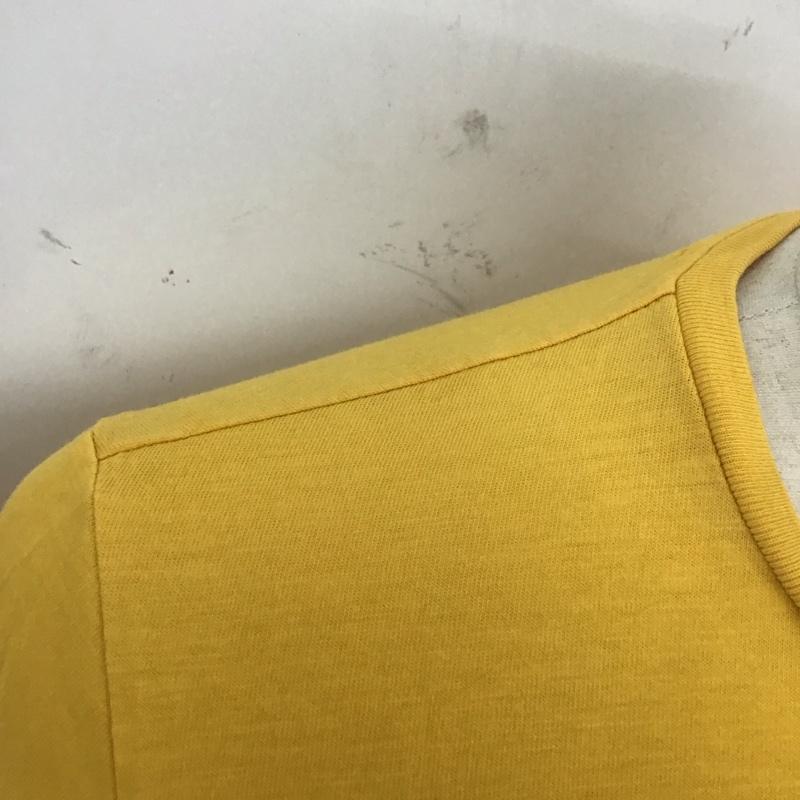 ポロラルフローレン POLO RALPH LAUREN Tシャツ 半袖 半袖 M ロゴ、文字 黄 / イエロー /  メンズ USED 古着 中古 10112817