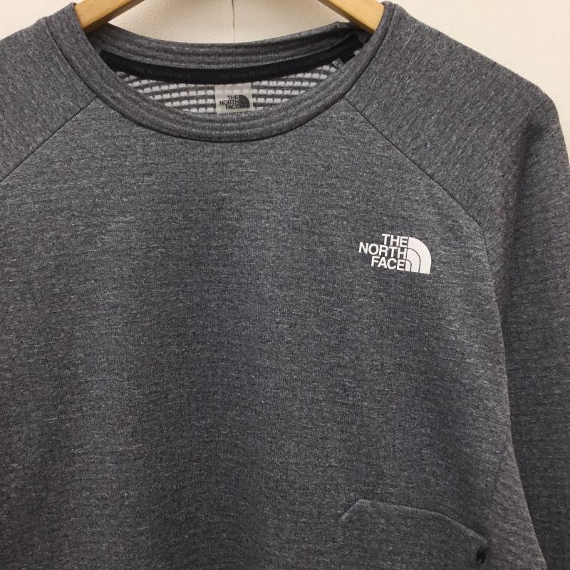 ザノースフェイス THE NORTH FACE カットソー 長袖 NL72479 ロンTサーマルバーサグリッドクルー XL ロゴ、文字 灰 / グレー /  メンズ USED 古着 中古 10149772