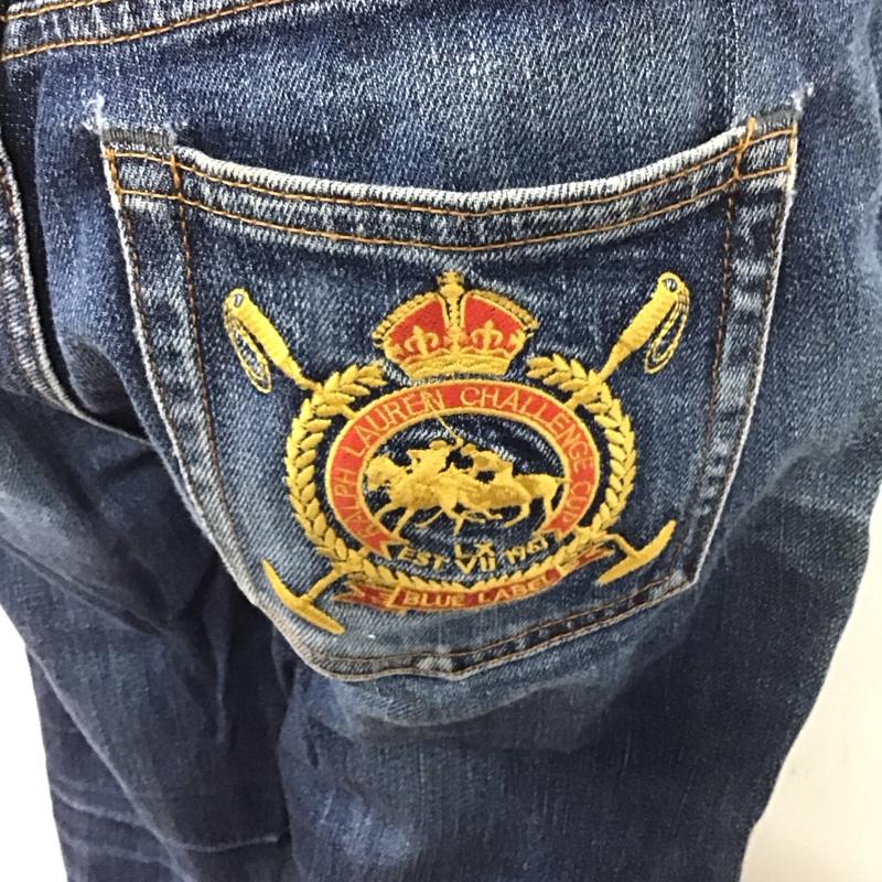 ラルフローレン RALPHLAUREN パンツ デニム、ジーンズ 27インチ 無地 インディゴ / インディゴ /  レディース USED 古着 中古 10121393