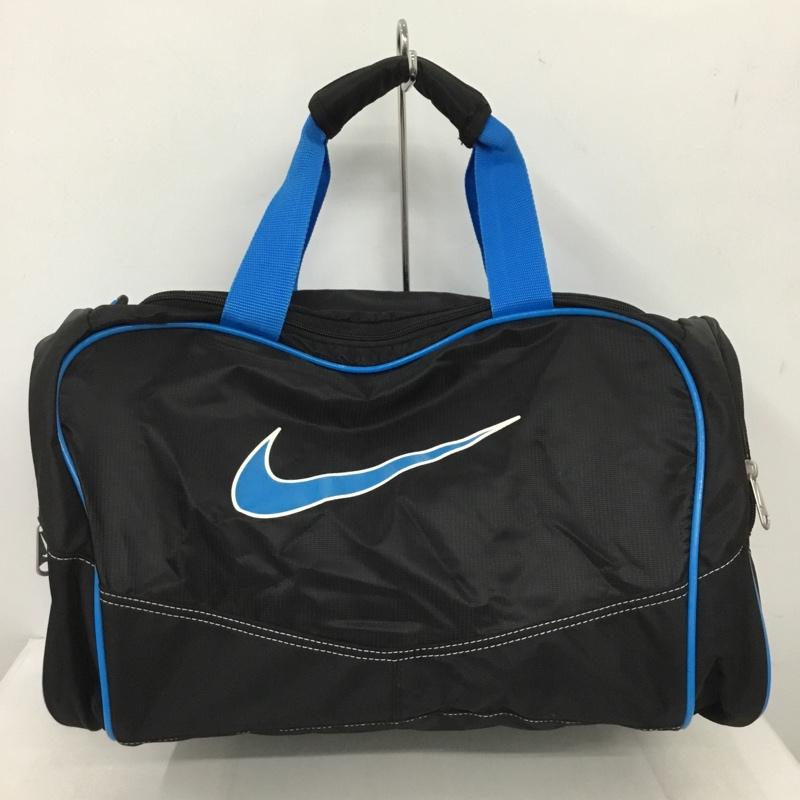 ナイキ NIKE ボストンバッグ ボストンバッグ BZ9330 049 スポーツバッグ ロゴ、文字 黒 / ブラック / X 青 / ブルー /  メンズ USED 古着 中古 10150234