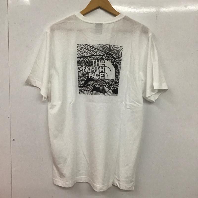 ザノースフェイス THE NORTH FACE Tシャツ 半袖 NF0A87NVFN4 Redbox Celebration Tee L プリント X ロゴ、文字 白 / ホワイト /  メンズ USED 古着 中古 10132495