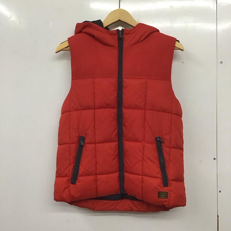 ザラ ZARA ベスト ベスト ジップアップベスト ダウンベスト ノースリーブ パーカー 無地 赤 / レッド /  ボーイズ USED 古着 中古 10138129