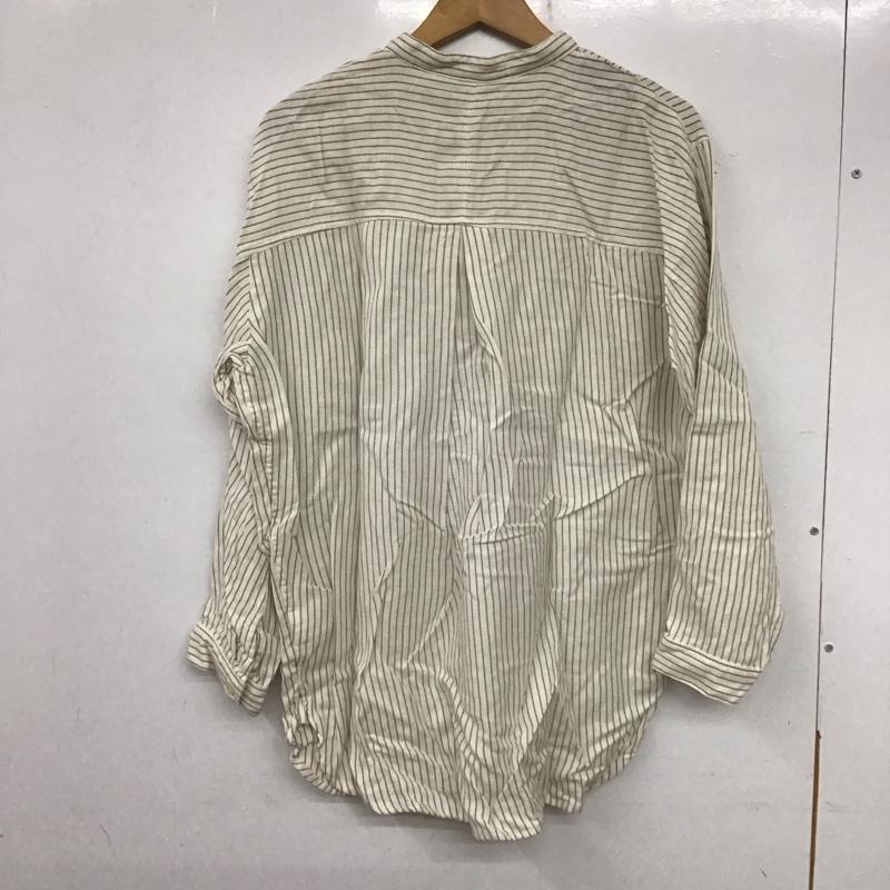 スタディオクリップ studio CLIP シャツ、ブラウス 長袖 M ストライプ マルチカラー / マルチカラー /  レディース USED 古着 中古 10139464