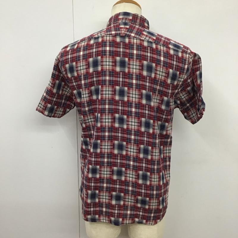 バーバリーブラックレーベル BURBERRY BLACK LABEL シャツ、ブラウス 半袖 半袖シャツ カラーシャツ 半袖カットソー チェックシャツ 3 チェック マルチカラー / マルチカラー /  メンズ USED 古着 中古 10114636