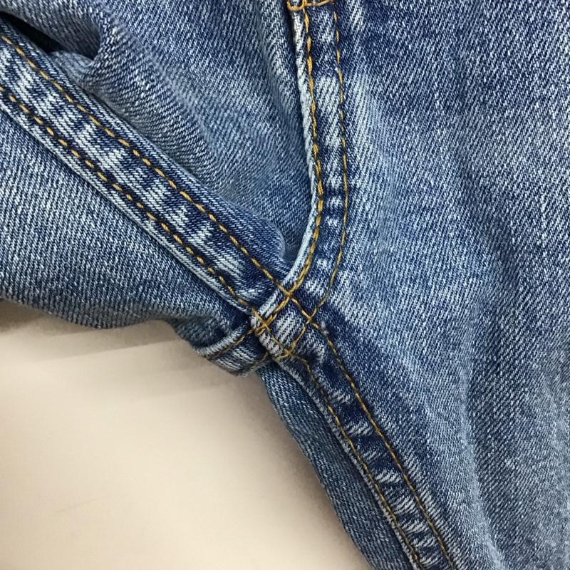 リーバイストラウスアンドコー Levi Strauss & co. パンツ デニム、ジーンズ デニムパンツ ワイドパンツ カジュアルパンツ ストレッチパンツ 38インチ 無地 インディゴ / インディゴ /  メンズ USED 古着 中古 10149536