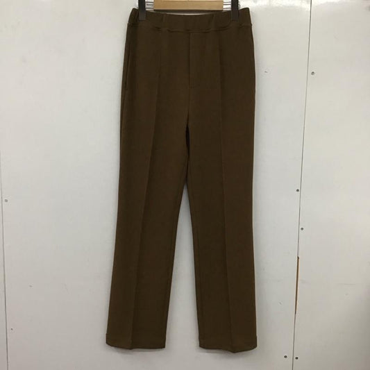 ビューティアンドユースユナイテッドアローズ BEAUTY&YOUTH UNITED ARROWS パンツ スラックス 1614-299-5701ドライツイルスリムテーパードパンツ M 無地 茶 / ブラウン /  レディース USED 古着 中古 10133514
