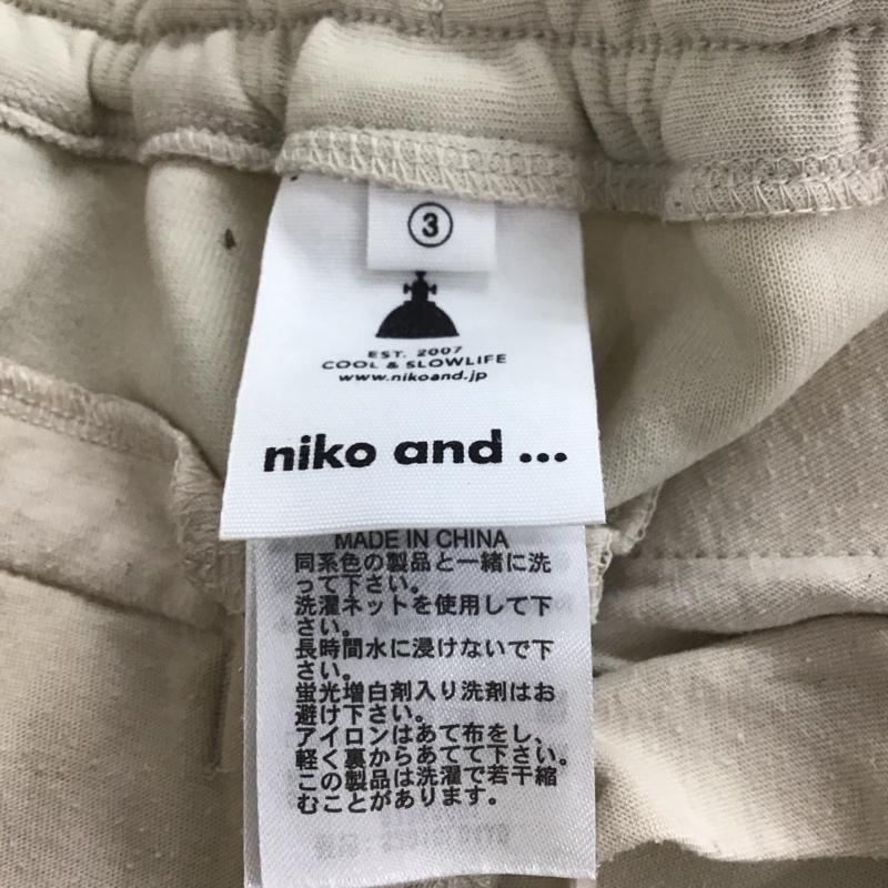 ニコアンド niko and... パンツ スラックス S201CL04AD ワイドパンツ M 無地 アイボリー / アイボリー /  レディース USED 古着 中古 10138934