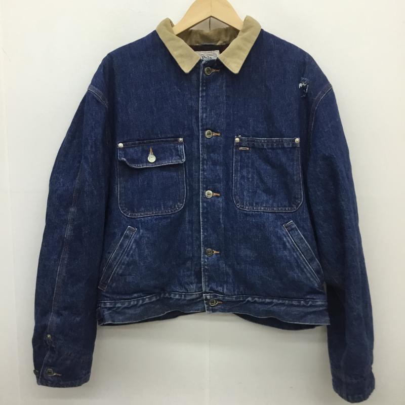 ラルフローレン RALPHLAUREN ジャケット、上着 ジャケット、ブレザー 80 s デニムジャケット L 無地 X チェック インディゴ / インディゴ /  メンズ USED 古着 中古 10117341