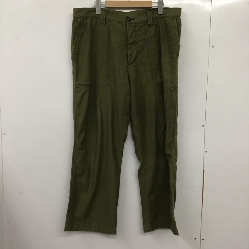 テンダーロイン TENDERLOIN パンツ ワークパンツ、ペインターパンツ ミリタリーパンツ ワイドパンツ カジュアルパンツ ストレッチ L 無地 カーキ / カーキ /  メンズ USED 古着 中古 10137623