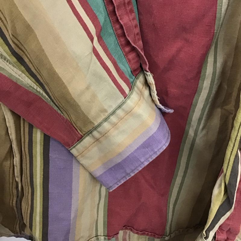 ポロバイラルフローレン Polo by RALPH LAUREN シャツ、ブラウス 長袖 長袖シャツ ストライプシャツ カラーシャツ XXL ストライプ マルチカラー / マルチカラー /  メンズ USED 古着 中古 10137086