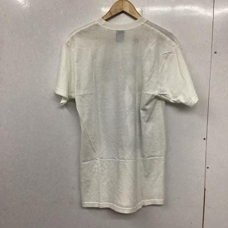 ステューシー STUSSY Tシャツ 半袖 半袖カットソー プリントTシャツ クルーネックカットソー M プリント 白 / ホワイト /  メンズ USED 古着 中古 10134057