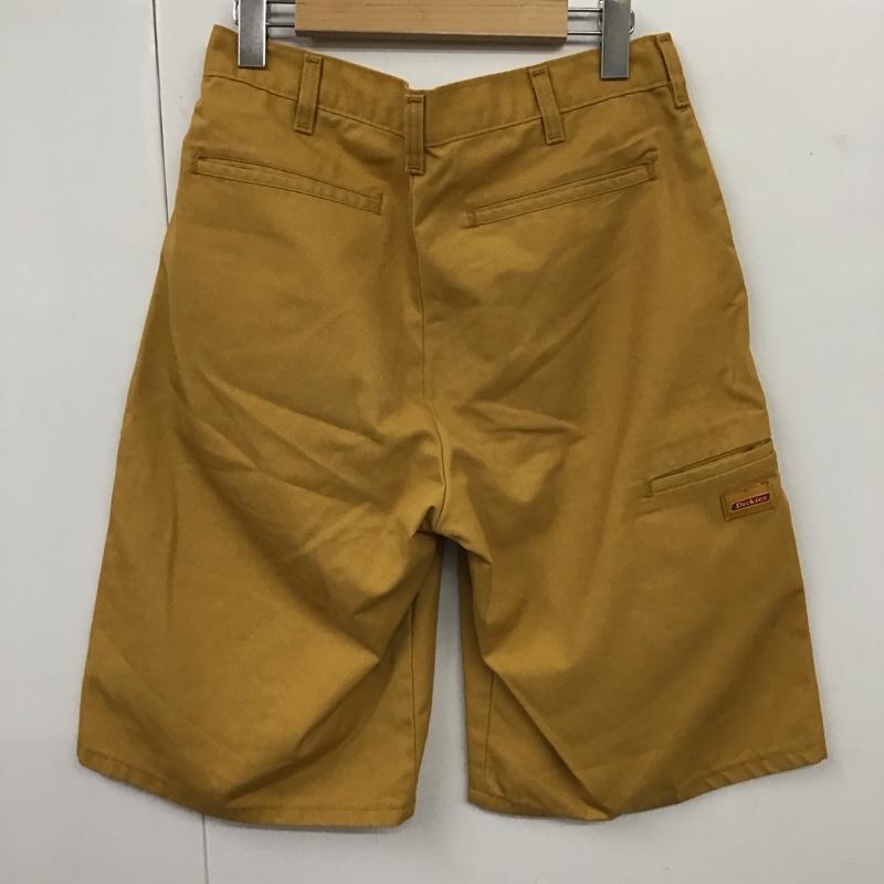 ディッキーズ Dickies パンツ ショートパンツ ショートパンツ ハーフパンツ カジュアルパンツ 30インチ ロゴ、文字 黄 / イエロー /  メンズ USED 古着 中古 10119704