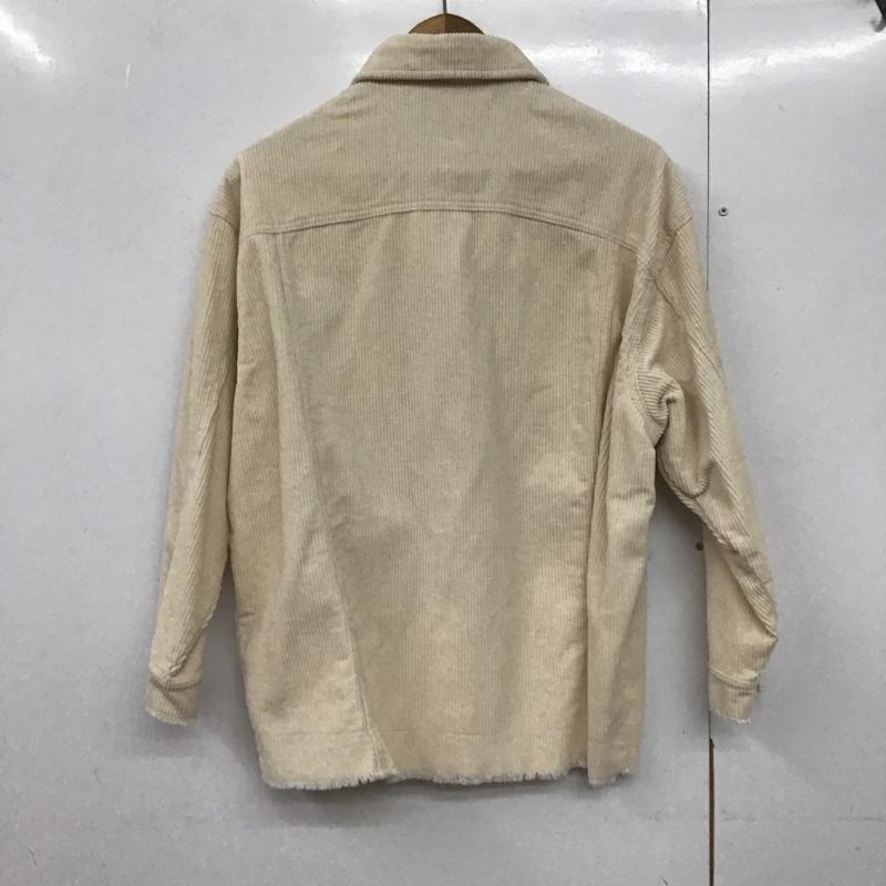 ザラ ZARA ジャケット、上着 ジャケット、ブレザー コーデュロイジャケット カジュアルジャケット アウター S 無地 アイボリー / アイボリー /  レディース USED 古着 中古 10143759