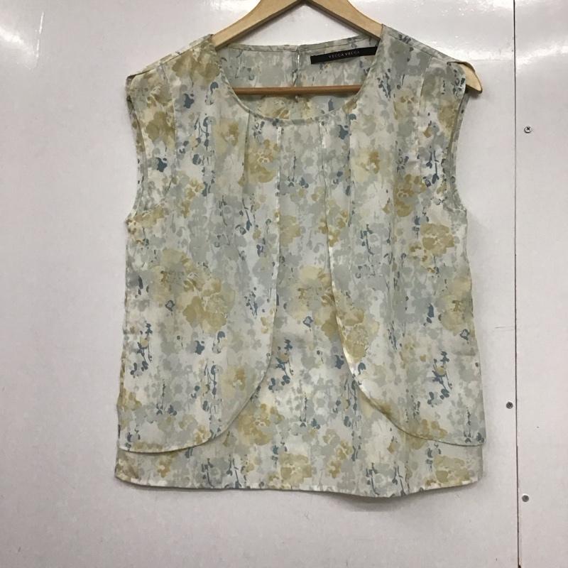 イェッカヴェッカ YECCA VECCA シャツ、ブラウス 半袖 ノースリーブ FREE 総柄 ベージュ / ベージュ /  レディース USED 古着 中古 10142120