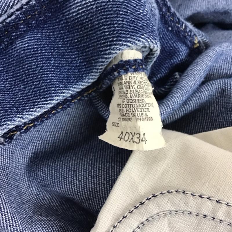 リー Lee パンツ デニム、ジーンズ 40インチ 無地 水色 / ライトブルー /  メンズ USED 古着 中古 10117154