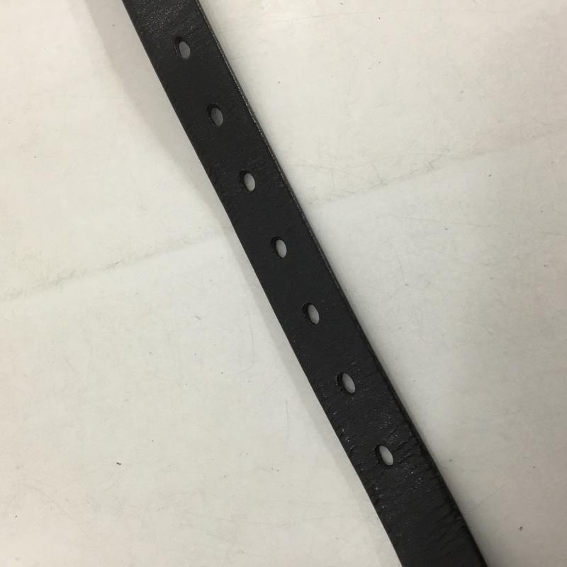 アデイインザライフ ユナイテッドアローズ A day in the life UNITED ARROWS ベルト・バックル ベルト レザー ウエスタンベルト 無地 黒 / ブラック /  メンズ USED 古着 中古 10143282