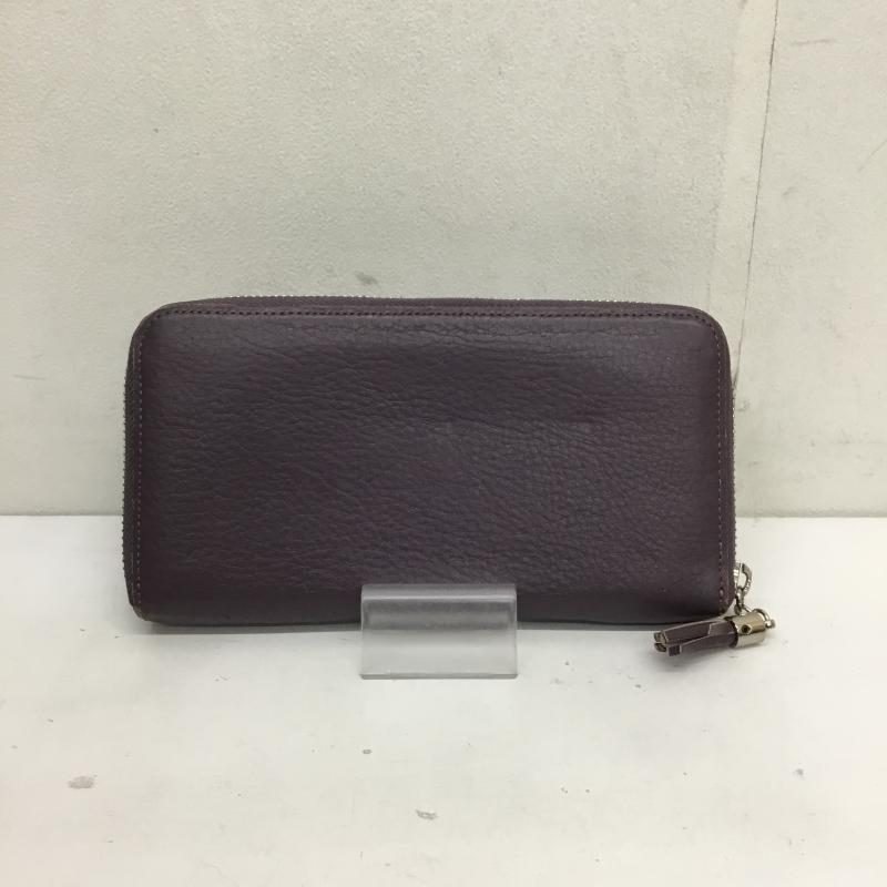 ツチヤカバン 土屋鞄 財布 長財布 無地 紫 / パープル /  レディース USED 古着 中古 10124383
