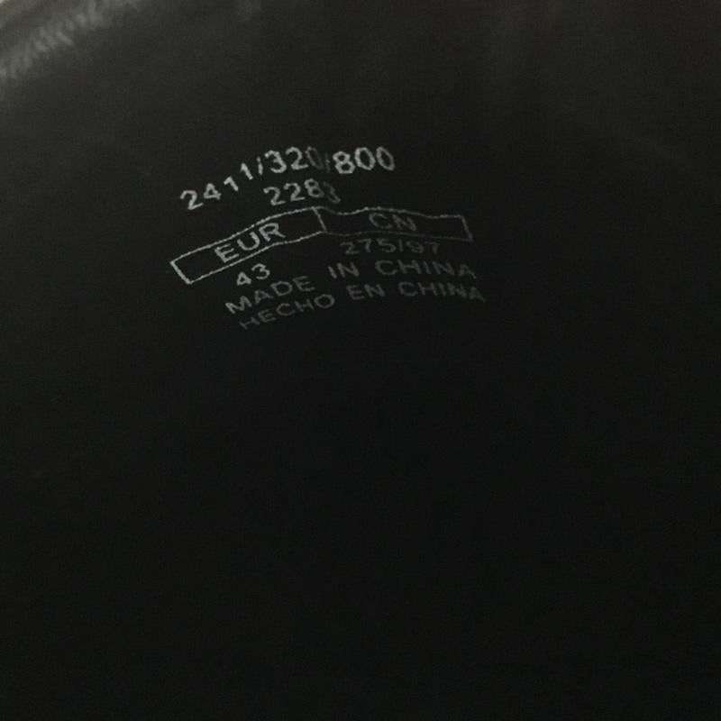 ザラ ZARA カジュアルシューズ カジュアルシューズ 2411 320 800 VIBRAM EU43 無地 黒 / ブラック /  メンズ USED 古着 中古 10132244