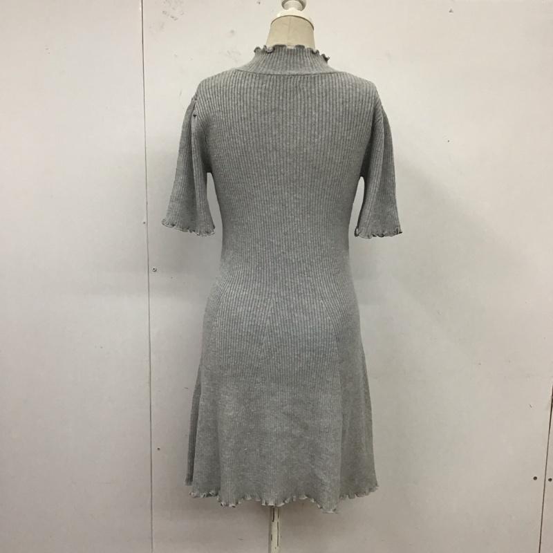 ダズリン dazzlin ワンピース ミニスカート FREE 無地 灰 / グレー /  レディース USED 古着 中古 10121477