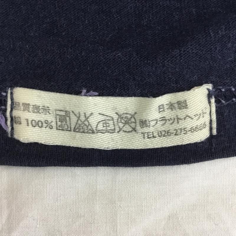 フラットヘッド The Flat Head Tシャツ 半袖 The Flat Head プリントT 半袖 SPORTS WEAR 38 プリント 紺 / ネイビー /  メンズ USED 古着 中古 10129798